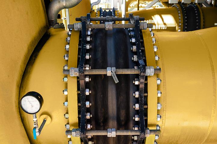 flexiable joint used to install pipe in chemical plant